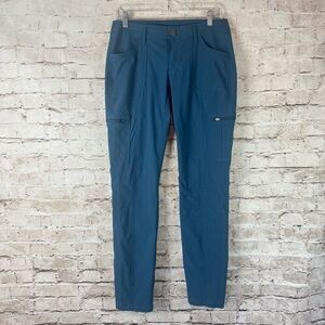KUHL Women's 6R Horizn Skinny Cargo Hiking Pants Blue Polyester 6276 Outdoor